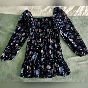 Aritzia / Wilfred Baby Doll Paisley Dress Size XS